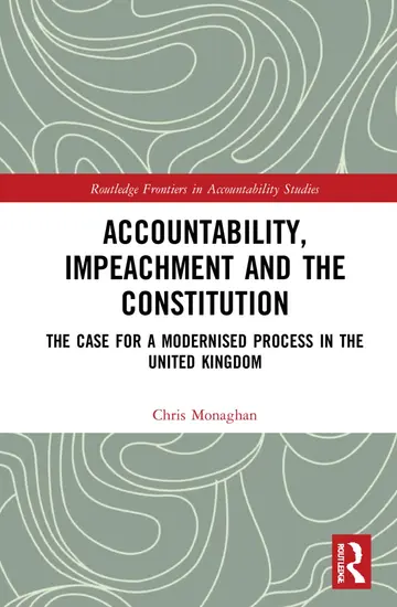 Cover of Accountability, Impeachment and the Constitution
