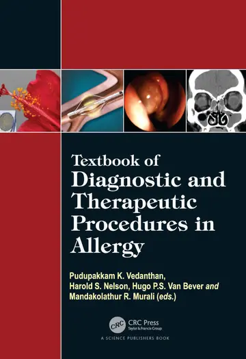 Cover of Textbook of Diagnostic and Therapeutic Procedures in Allergy