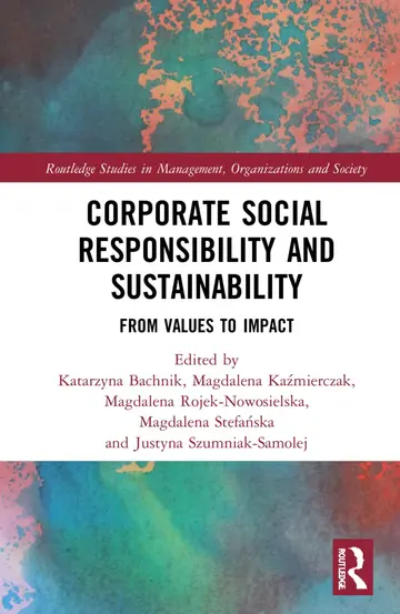 Cover of Corporate Social Responsibility and Sustainability