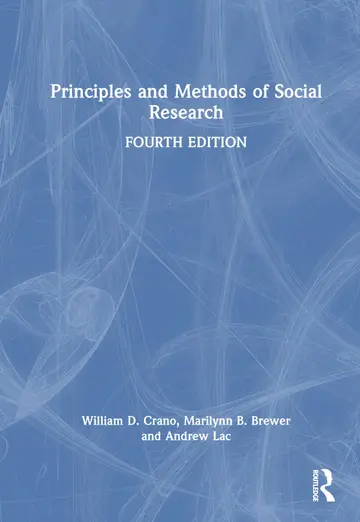 Cover of Principles and Methods of Social Research