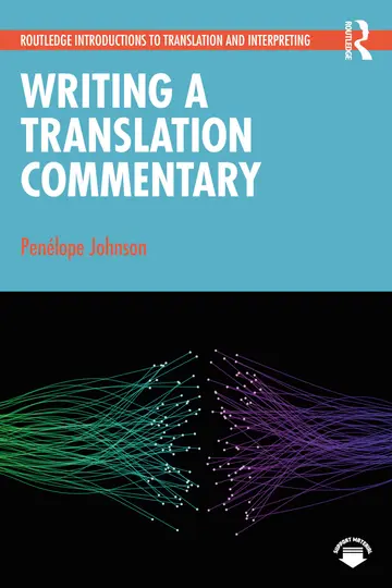 Cover of Writing a Translation Commentary