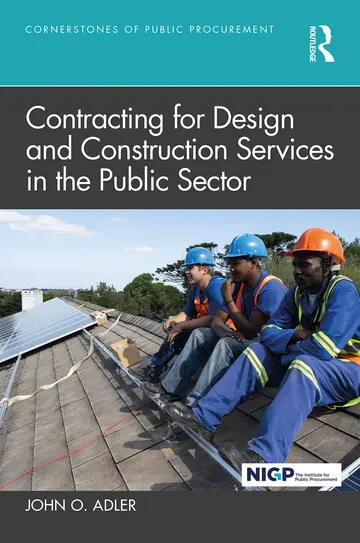 Cover of Contracting for Design and Construction Services in the Public Sector
