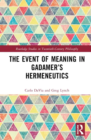 Cover of The Event of Meaning in Gadamer’s Hermeneutics