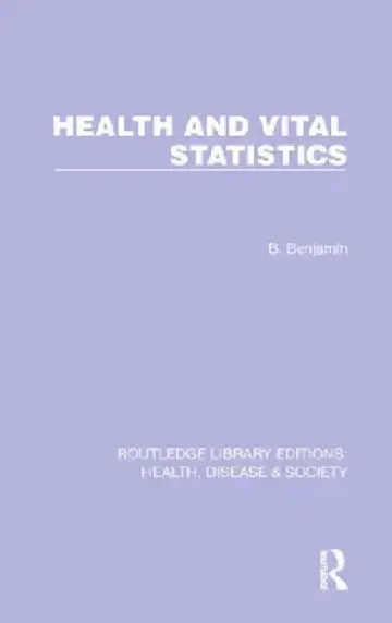 Cover of Health and Vital Statistics