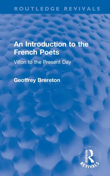 Cover of An Introduction to the French Poets