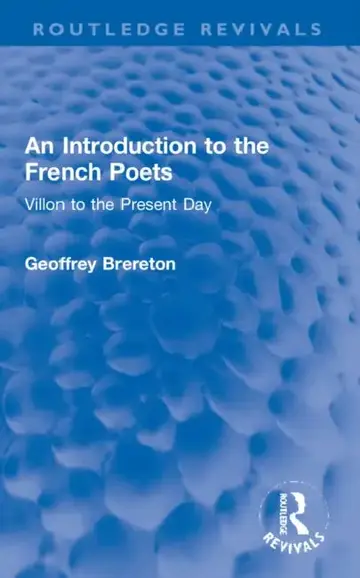 Cover of An Introduction to the French Poets