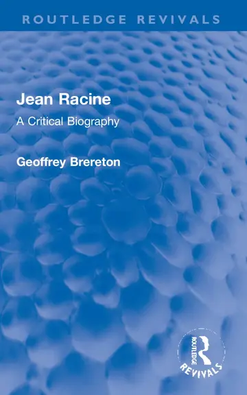 Cover of Jean Racine