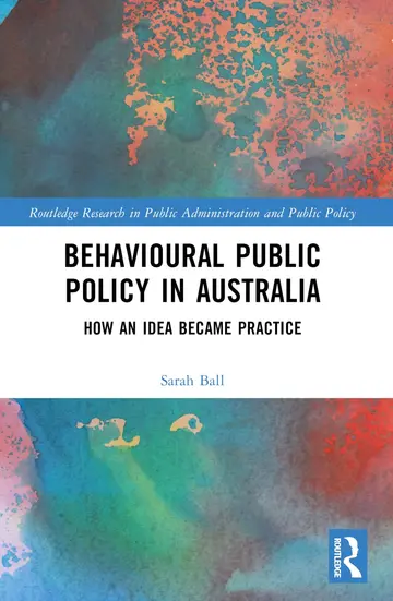 Cover of Behavioural Public Policy in Australia