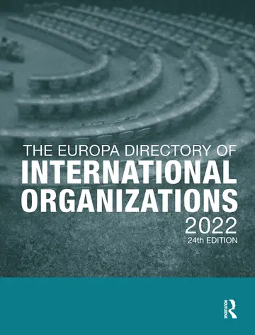 Cover of The Europa Directory of International Organizations 2022