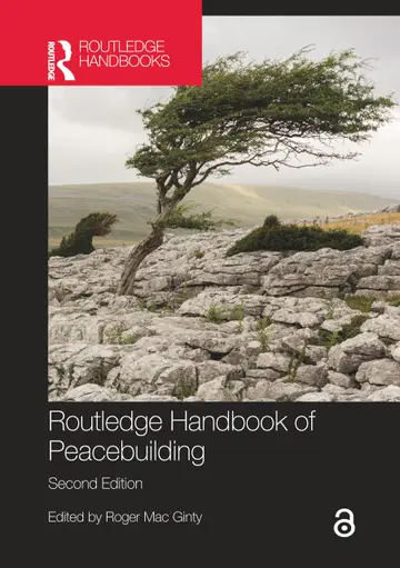 Cover of Routledge Handbook of Peacebuilding