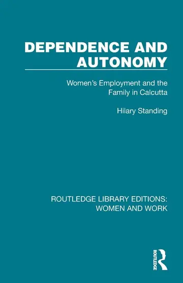 Cover of Dependence and Autonomy
