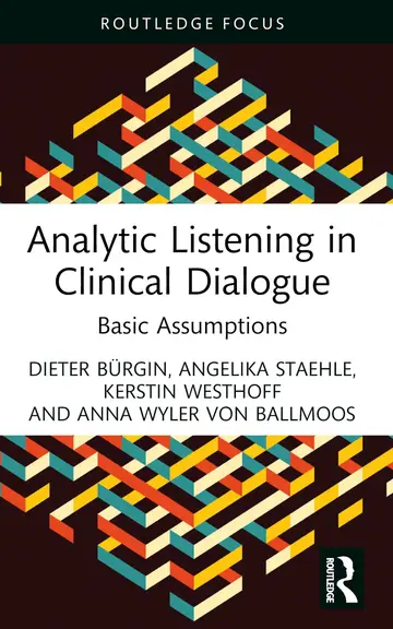 Cover of Analytic Listening in Clinical Dialogue