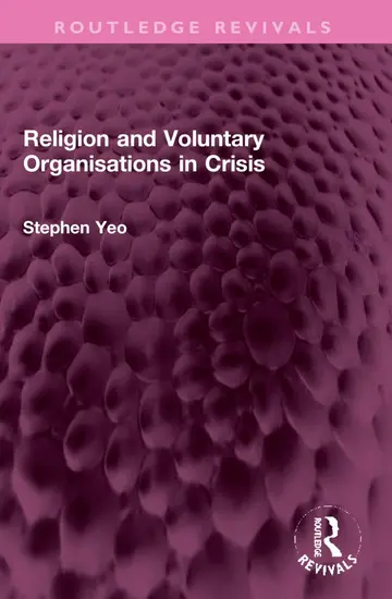 Cover of Religion and Voluntary Organisations in Crisis