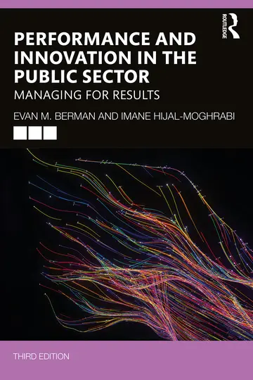 Cover of Performance and Innovation in the Public Sector Managing for Results, 3Rd Edition