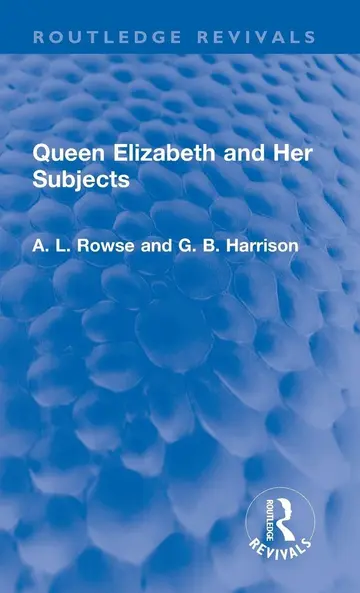 Cover of Queen Elizabeth and Her Subjects