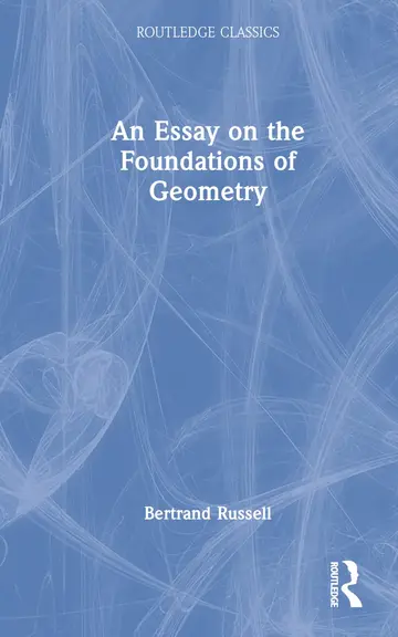 Cover of An Essay on the Foundations of Geometry