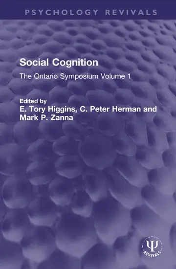 Cover of Social Cognition