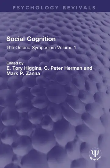 Cover of Social Cognition