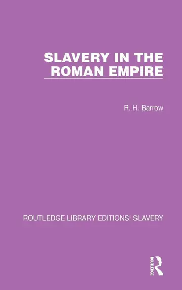 Cover of Slavery in the Roman Empire