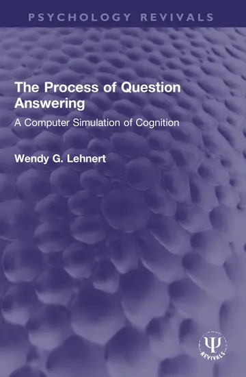 Cover of The Process of Question Answering