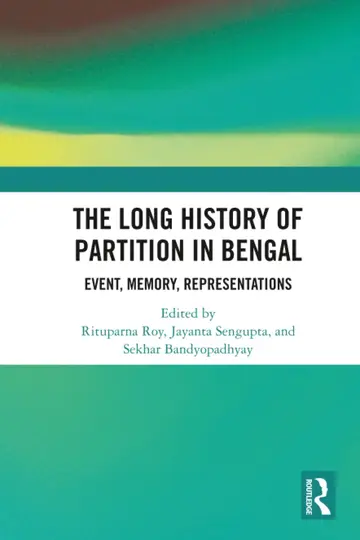 Cover of The Long History of Partition in Bengal