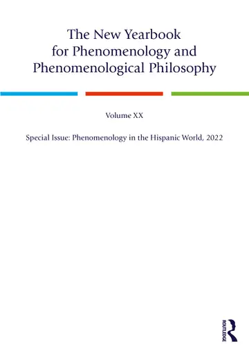 Cover of The New Yearbook for Phenomenology and Phenomenological Philosophy