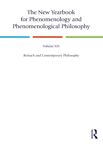Cover of Reinach and Contemporary Philosophy