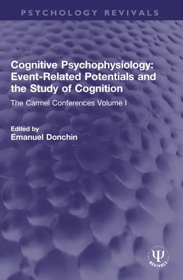 Cover of Cognitive Psychophysiology