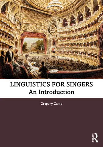 Cover of Linguistics for Singers