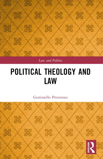 Cover of Political Theology and Law