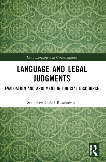 Cover of Language and Legal Judgments