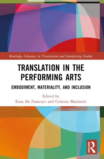 Cover of Translation in the Performing Arts