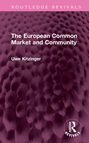 Cover of The European Common Market and Community