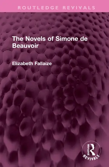 Cover of The Novels of Simone de Beauvoir