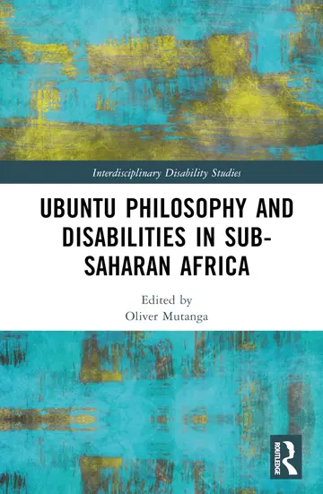 Cover of Ubuntu Philosophy and Disabilities in Sub-Saharan Africa
