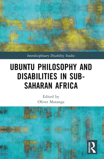 Cover of Ubuntu Philosophy and Disabilities in Sub-saharan Africa