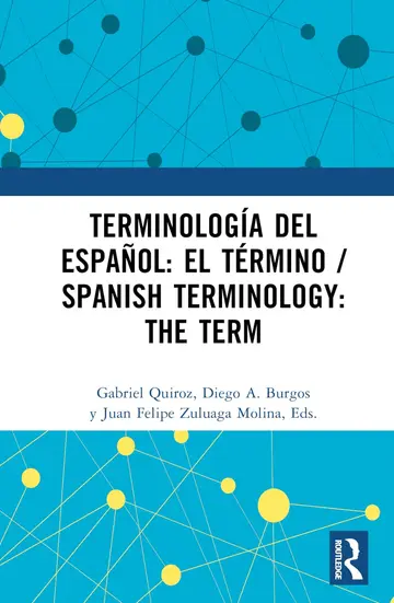 Cover of Terminología del español