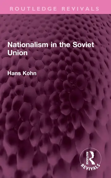 Cover of Nationalism in the Soviet Union