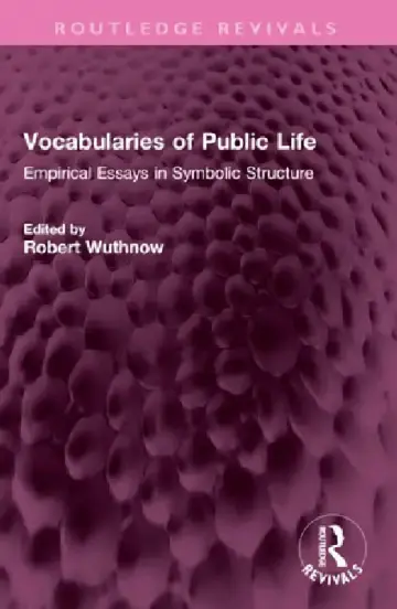 Cover of Vocabularies of Public Life