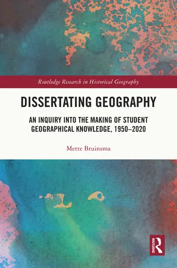 Cover of Dissertating Geography