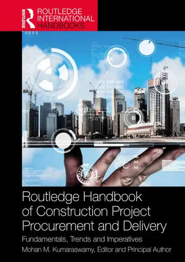 Cover of Routledge Handbook of Construction Project Procurement and Delivery