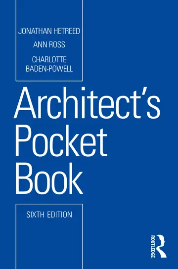 Cover of Architects Pocket Book 6Ed (Pb 2023)