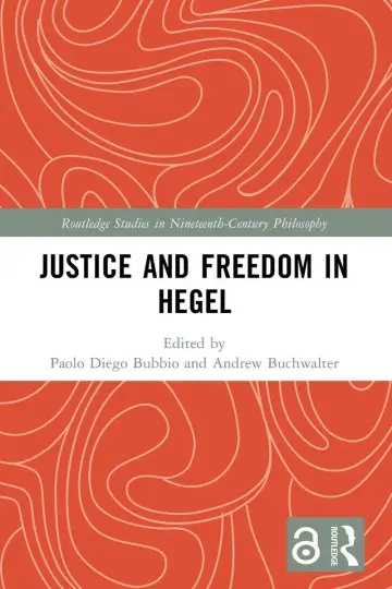 Cover of Justice and Freedom in Hegel