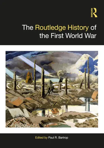 Cover of The Routledge History of the First World War