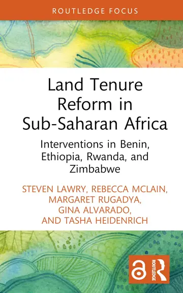 Cover of Land Tenure Reform in Sub-Saharan Africa