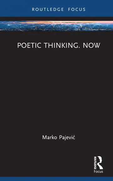 Cover of Poetic Thinking. Now
