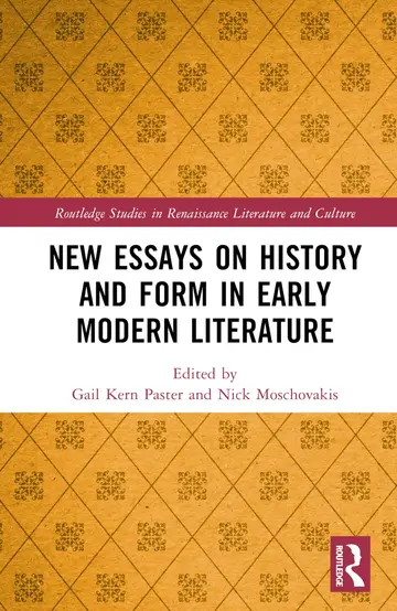 Cover of New Essays on History and Form in Early Modern English Literature