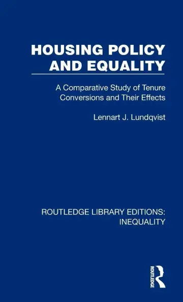Cover of Housing Policy and Equality