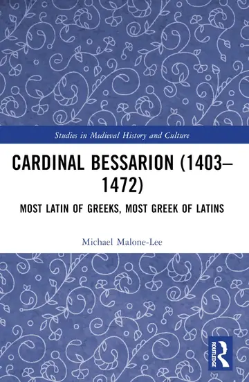 Cover of Cardinal Bessarion 1403–1472