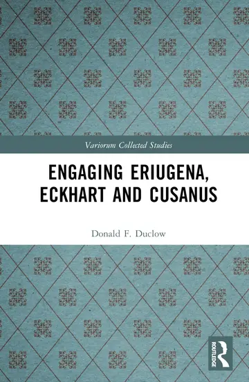 Cover of Engaging Eriugena, Eckhart and Cusanus